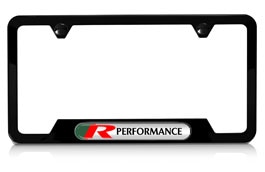 License Plate Frame - R-Performance, Black