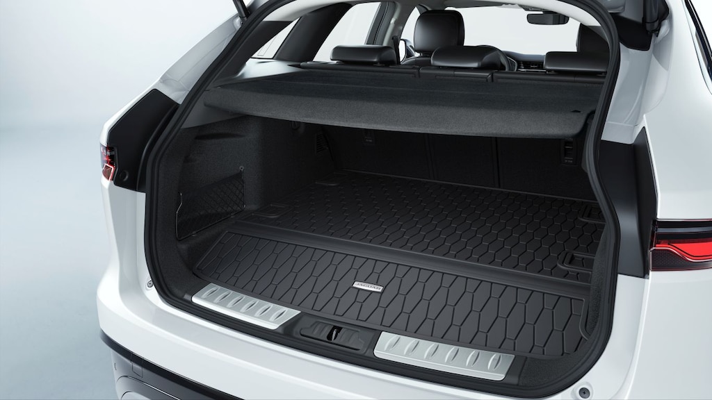 SMK Tappeto Bagagliaio Per Jaguar I-Pace (dal 2018) - Vassoio Antiscivolo In Materiale Riciclabile, Bordi Alti 4 Cm