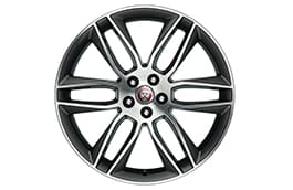 Alloy Wheel - 20" Style 6003, 6 split-spoke, Dark Grey Diamond Turned finish, Rear