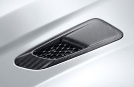 Hood Louvre - Carbon Fibre, Right Side, AWD