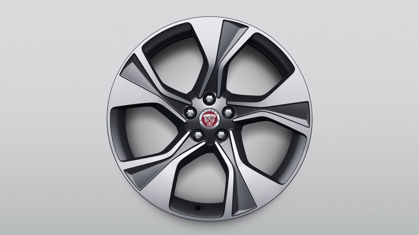 Alloy Wheel - 20" Style 5102, 5 spoke, Technical Grey Diamond Turned finish, Front