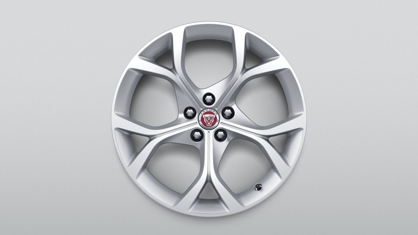 Alloy Wheel - 19" Style 5101, 5 split-spoke, Silver, Front