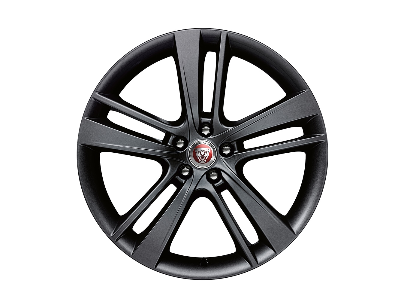 Alloy Wheel - 20" Style 5041, 5 split-spoke, Gloss Black, Front
