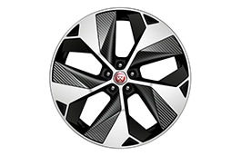 Alloy Wheel - 22" Style 5069, 5 spoke, Technical Grey with Carbon Fiber inserts