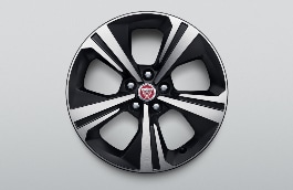 18-дюймовый легкосплавный колесный диск с пятью спицами, с отделкой Satin Black Diamond Turned, Style 5118 image