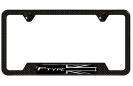 License Plate Frame - Carbon Fiber with F-TYPE Logo 