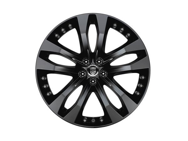 Alloy Wheel - 20" Style 5039, 5 split-spoke, Gloss Black, Front