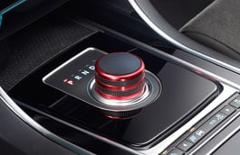 Gear Selector - Body with Rubber Grip (Bezel), Red finish 